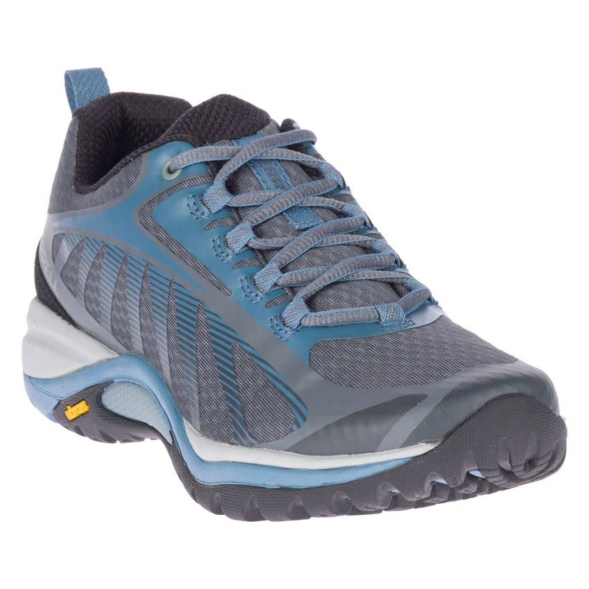 Chaussures Randonnée Merrell Siren Edge 3 Grise/Bleu Femme | W.H.YLLP